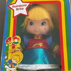 Rainbow Brite Threaded Hair Plush Doll 12” 40 years Anniversary